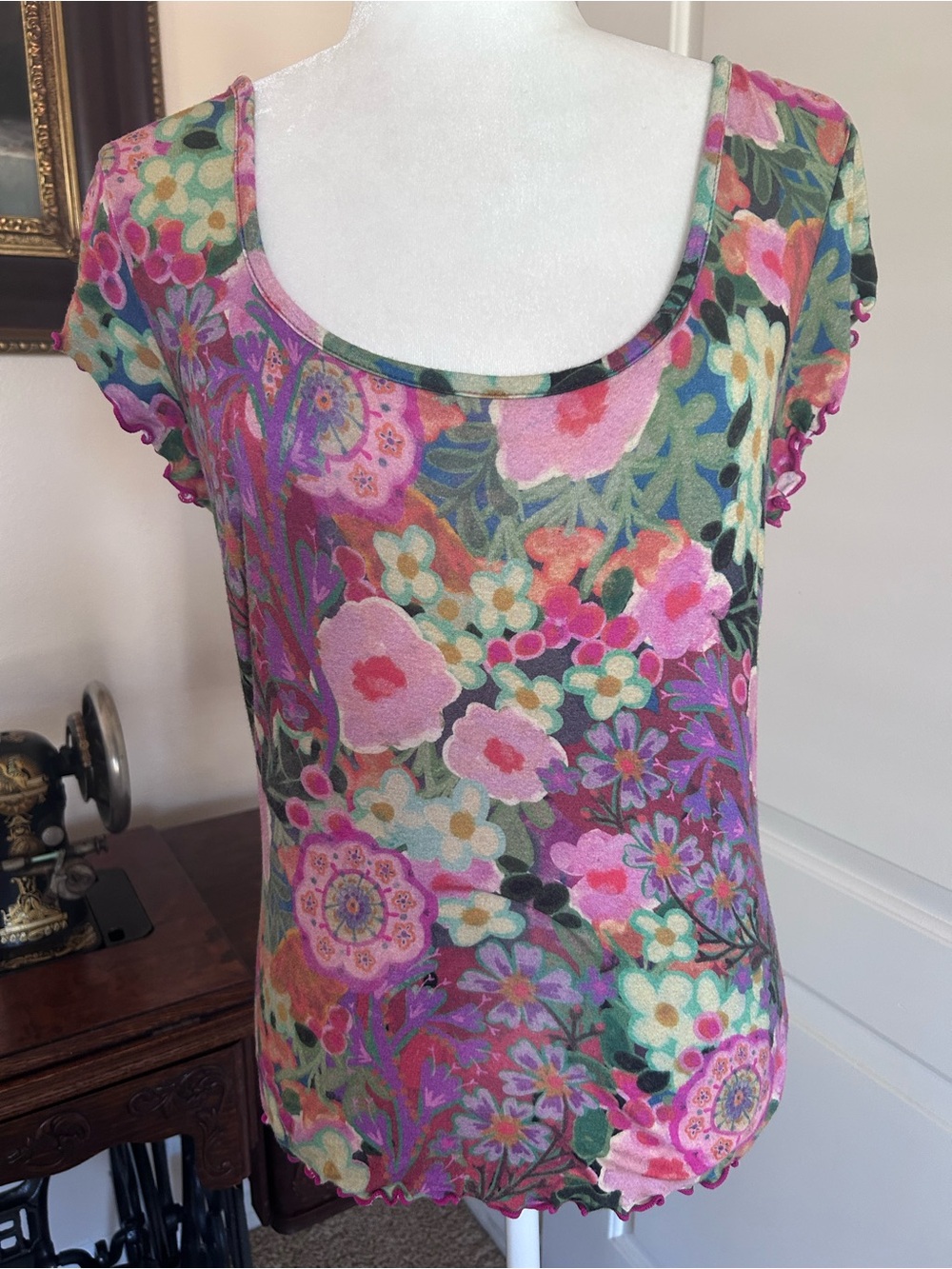 Natural Life Buttersoft Scoop Neck Top